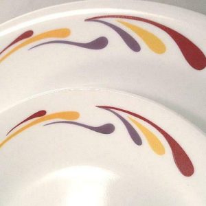 Corelle CELEBRATION 8.5 LUNCH PLATE *Gold Purple Red