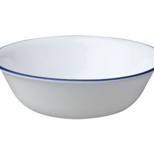 *NEW Corelle TRUE BLUE 18-oz SOUP CEREAL BOWL 6.25 Cobalt Circles Rim