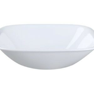1 NEW Corelle SQUARE PURE WHITE 10-oz Dessert BOWL 5.25 x 1.5 Berry Sauce