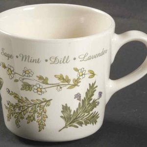 *NEW Corelle 8-oz THYMELESS HERBS 3 1/8 Stoneware Sandstone Green Mug