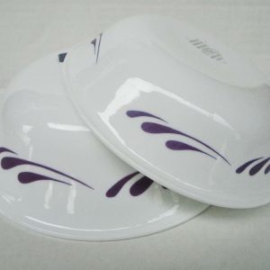 1 Corelle CELEBRATION BOWL Purple Splash CHOOSE: 18-oz Soup OR 10-oz Dessert NEW