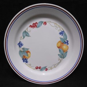 NEW 1 Corelle ABUNDANCE 9 LUNCH Salad PLATE Fruit Harvest *Sandstone Flat Rim