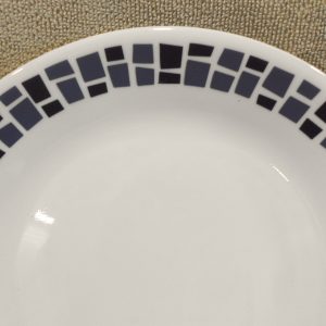 CORELLE Precious Colors SERVING PLATTER Entree Plate *Mosaic Tiles AMETHYST PURPLE