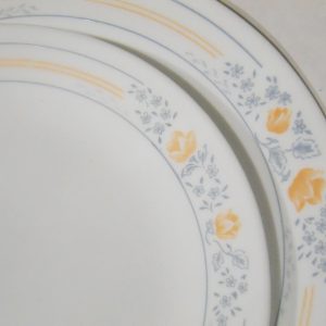 Corelle APRICOT GROVE Choose: 8.5 LUNCH or 10.25 DINNER PLATE Blue Floral