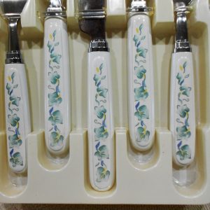 NEW 20-pc Corelle CALLAWAY IVY Stainless Steel FLATWARE by Regent Sheffield