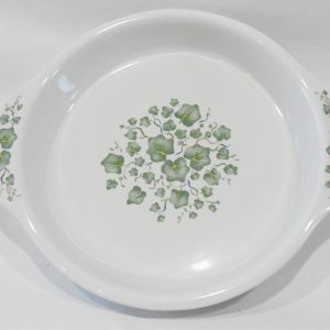 HTF Corelle Coordinates CALLAWAY IVY Deep Dish PIE PLATE Stoneware Handles