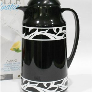NEW Corelle LYRICS 1-Qt Thermal SERVING CARAFE Black  Hot Cold Coffee Tea