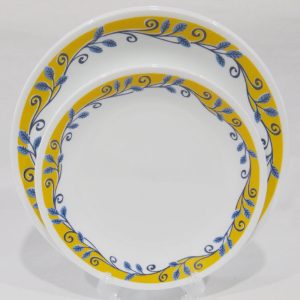NRM Corelle CASA FLORA Choose: 10.25 DINNER or 8.5 LUNCH PLATE Blue Yellow