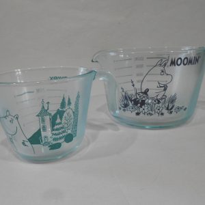 HTF New 2-pc MOOMIN x PYREX Measuring Cup Set *Moomintroll Snorkmaiden Little My