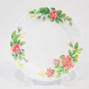 *NEW Corelle ELEGANT ROSE 7 1/4 BREAD PLATE Appetizer Dessert Salad Pink Floral
