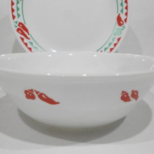 Corelle FIESTA 1-QT SERVING BOWL Vegetable Popcorn *Red Hot Chili Pepper