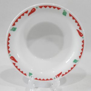 NEW Corelle FIESTA 8-oz FLAT RIMMED CEREAL BOWL Rice Salsa Soup 6.25 Chili Peppers