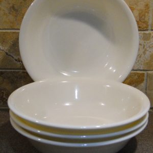 New 4 Corelle N.Y. Market Street LANEA WARM WHITE 10-oz DESSERT BOWL Fruit Sauce