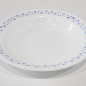Corelle LILAC BLUSH 15-oz Flat Rim SOUP BOWL Pasta Stew *Purple Blue Floral