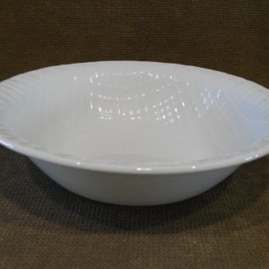 Corelle LINEN WEAVE 19-oz Soup Salad CEREAL BOWL 7.25 *White Woven Embossed