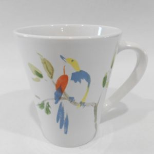 1 Corelle Impressions MAVIS SONG 10-oz MUG Stoneware Cup *England Thrush Birds