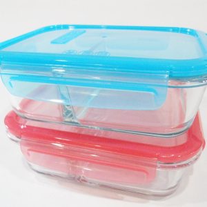 3.4 Cup PYREX MEALBOX *Choose BLUE or PINK Meal Prep Leftover Divided Storage