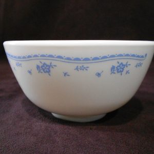 HTF Corelle MORNING BLUE 6-oz RAMEKIN BOWL Corning Pyroceram Sauce Fruit