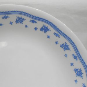 NEW Corelle Corning MORNING BLUE 6.75 BREAD PLATE Salad Delicate Floral Border
