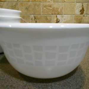 1 Corelle PRECIOUS COLORS 28-oz SOUP BOWL 6 1/4 Mosaic Tiles DIAMOND WHITE