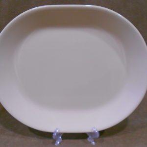 New Corelle SANDSTONE 12 x 10 SERVING PLATTER Entree Tray Chop Plate Beige Ivory