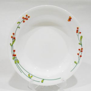 New HTF CORELLE by Corning SERENITY BUTTERFLY 15-oz FLAT RIM BOWL Soup Pasta