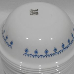 HTF 1 CORELLE SNOWFLAKE BLUE 10-oz DESSERT BOWL 5 3/8 Sauce Fruit Garland