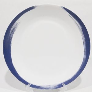 *NEW Corelle VIVID SPLASH 10.25 DINNER PLATE *Bold Indigo Blue Brushstrokes