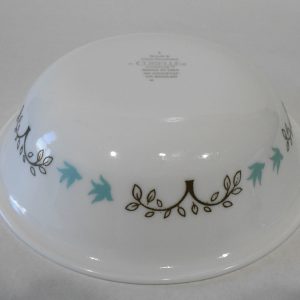 Corelle TREE BIRD 10-oz DESSERT BOWL Fruit Sauce Berry NATURE Blue Brown
