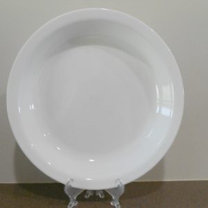 NRM Corelle WINTER FROST WHITE 10.25 PIE PLATE Multi-Dish Flat Rim Just Dazzling